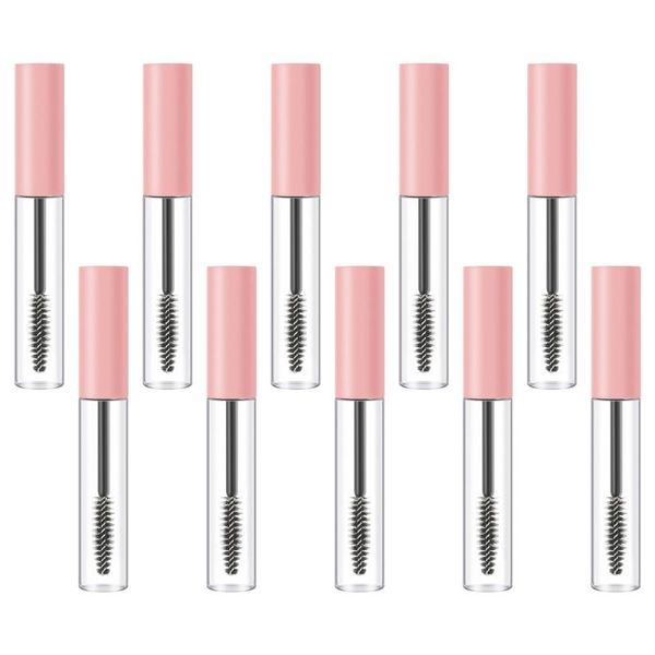 

storage bottles & jars 10pcs empty diy mascara tube with wand 10ml reusable eyelash cream container