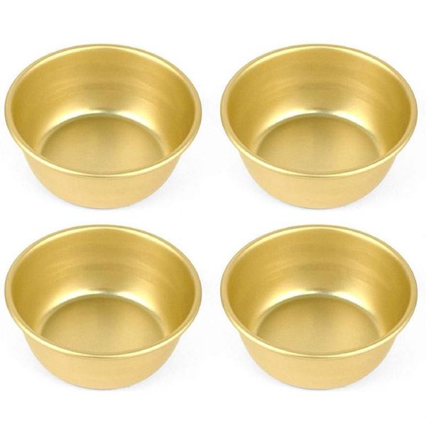 

korean rice wine bowl light and strong aluminum cup perfect for bbq parties camping all occasions, 4pcs bowls