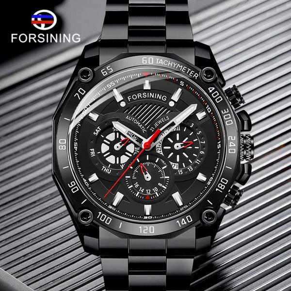 

brand watch fashion unruly style luminous sport watche waterproof mechanical automatic self-wind wristwatch wristwatches, Slivery;brown