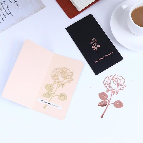 

bookmark 1pc rose metal skeleton bookmarkrose gold clips for books paper office supplies