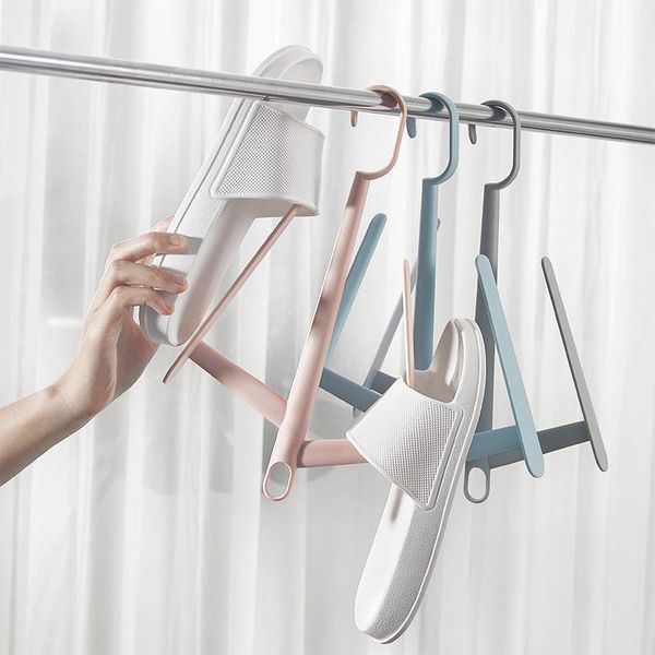 

hooks & rails shoe drying rack multifunctional double hook superimposed rotating hanger windproof sun