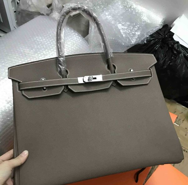 

designer luxury bag design by order only, wholesale,fully handmade epsom mens purse40cm,wax st women's leather handbag