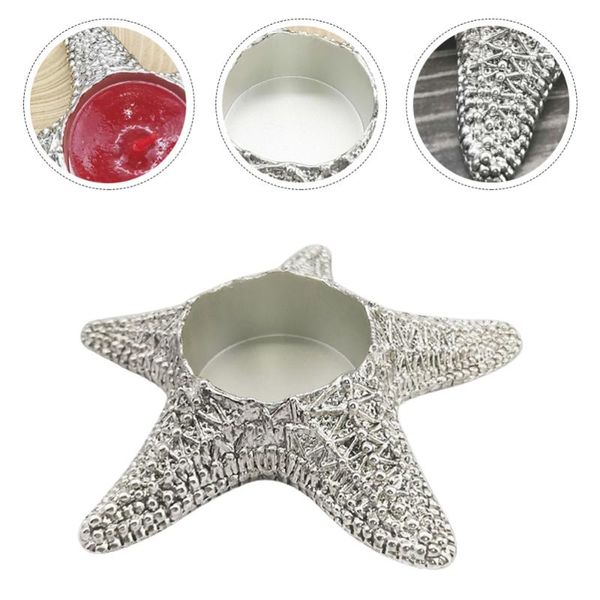 

candle holders 1pc candlestick decor creative holder electroplated candlehodler (silver)