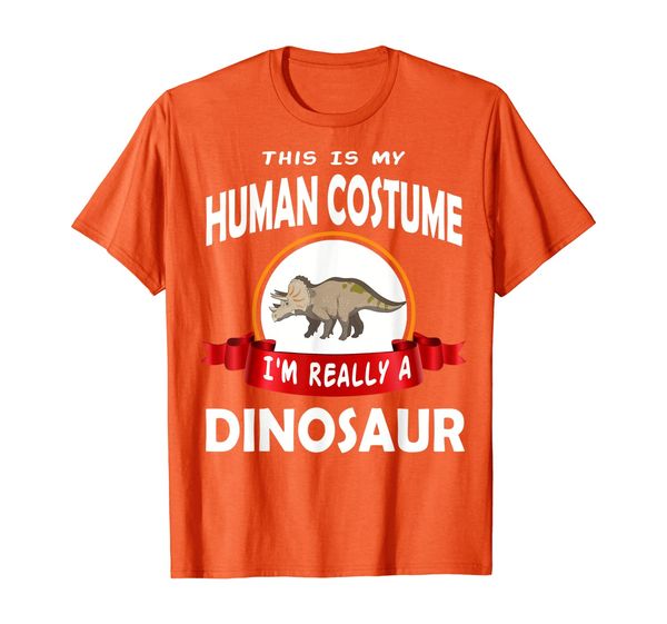 

this is my human costume i'm really a dinosaur cute tee t-shirt, White;black