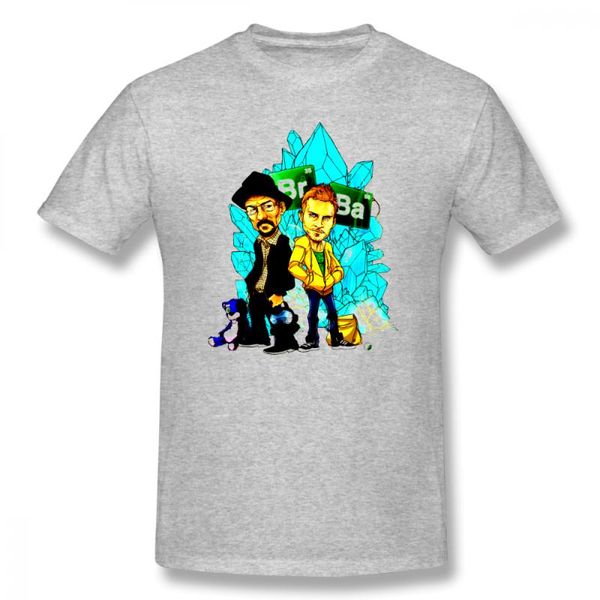

100% cottonheisenberg breaking bad heisenberg humor graphic men women basic short sleeve t-shirt r223 tees european size men's t-shirt, White;black