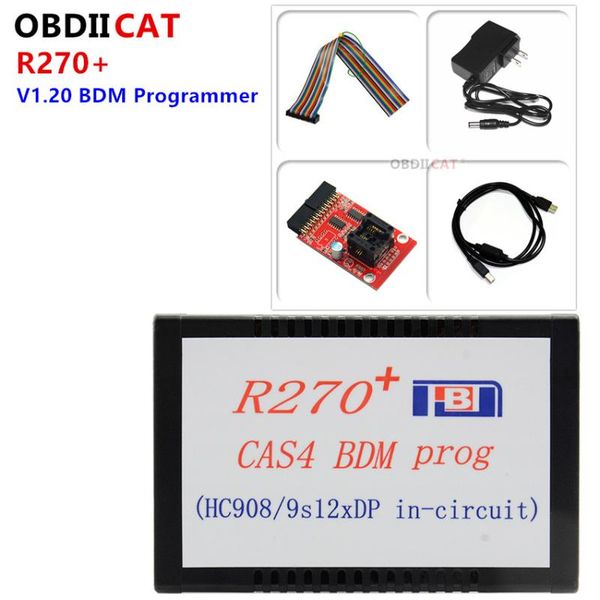 

code readers & scan tools r270 auto ecu programming tool with lastest software version v1.2 cas4 bdm programmer support most of 2001-2009 bm