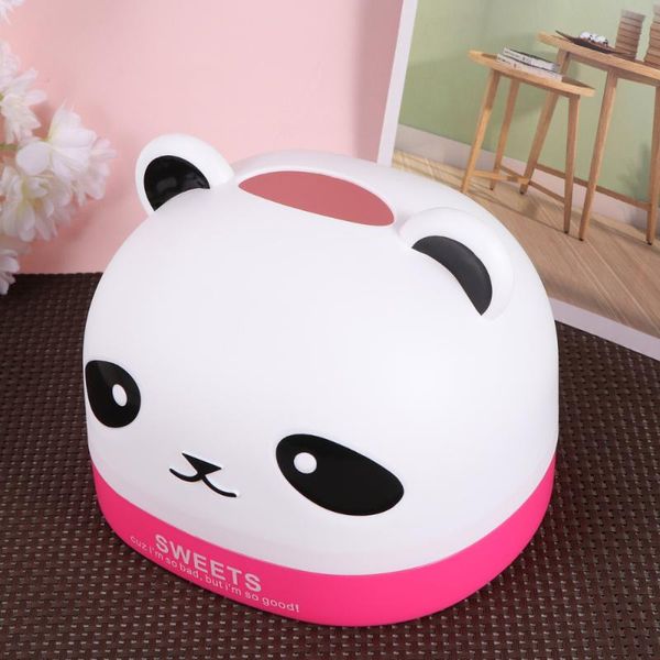 

toilet paper holders household desktissue box cartoon panda creative roll holder extraction storage for home (