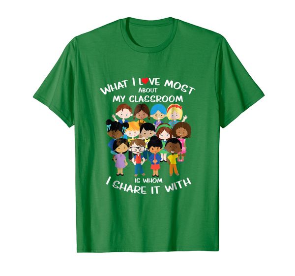 

teacher loves students school shirt gift multi-cultural tee, White;black