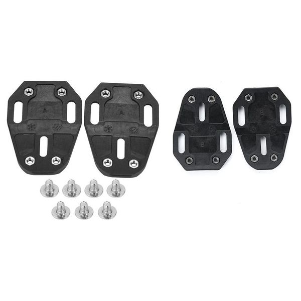 

bike locks 4pcs 3-hole cleat pedal cleats covers for speedplay zero pave/ultra light action x1 x2 x5,a:5degree & b:6degree
