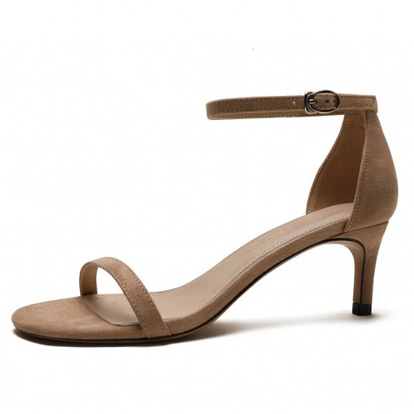 

sandals black nude open toe women thin high heel shoes stilettos ladies summer kid suede leather sandal m0064 3er0