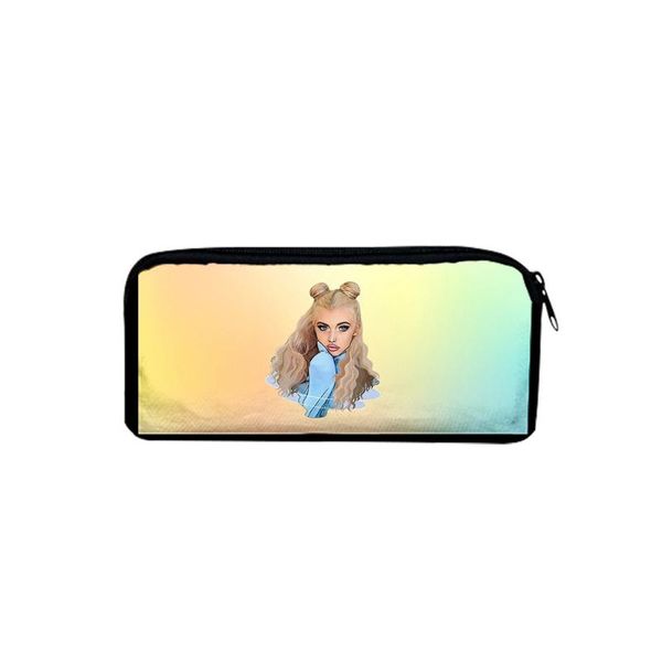 

backpack fashion loren gray oxford cloth pencil case office student pencilcase cute canvas bag school supplies pen box kawaii
