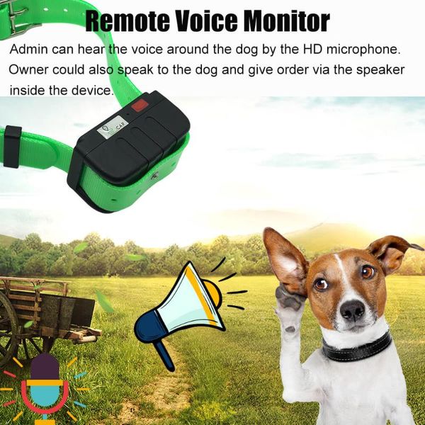 

car gps & accessories hunting dog gsm collar 4000 mah waterproof tracker anti lost pet locator