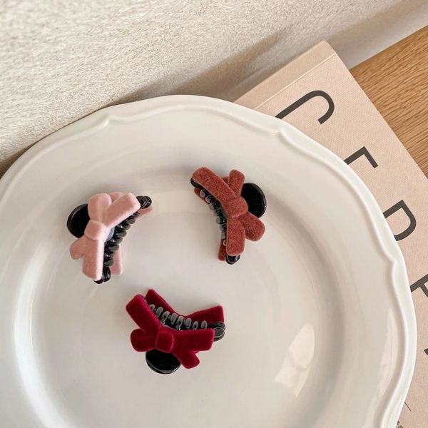 

bow geometric hair clips hair accessories headdress mini geometric grab clip hair clip on the back of the head, Golden;silver