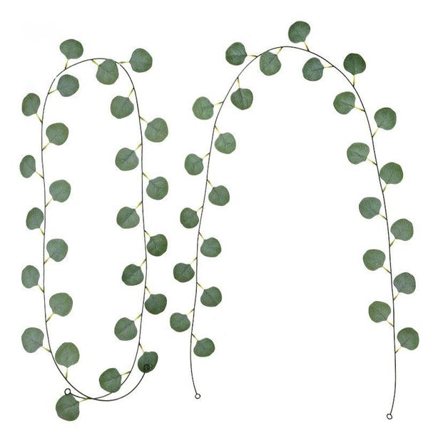 

eucalyptus rattan leaves artificial plants flowers dried natural preserved flower leaf home wedding decoration florist supplies decorative &