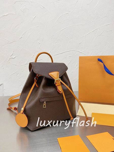 

2021 luxurys women backpacks designers purses handbags fashion school bags shoulder bag classic student handle purse embossed flowers