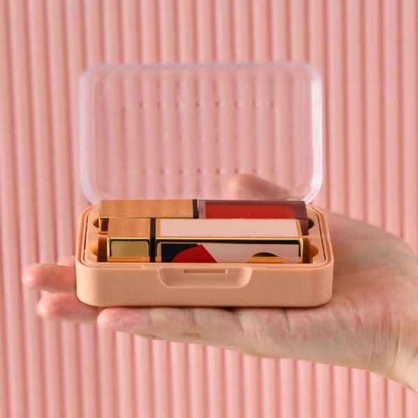

storage boxes & bins durable cosmetic organizer lip color box lipstick holder portable cosmetics exquisite for household