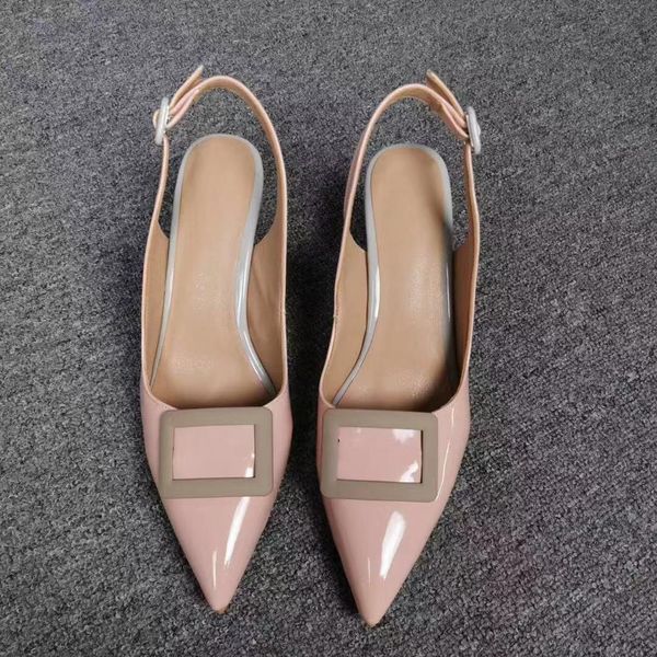 

sandals fashionable female stiletto high heels pointed toe pumps elegant pink office shoes plus i size 5-15 0udo, Black