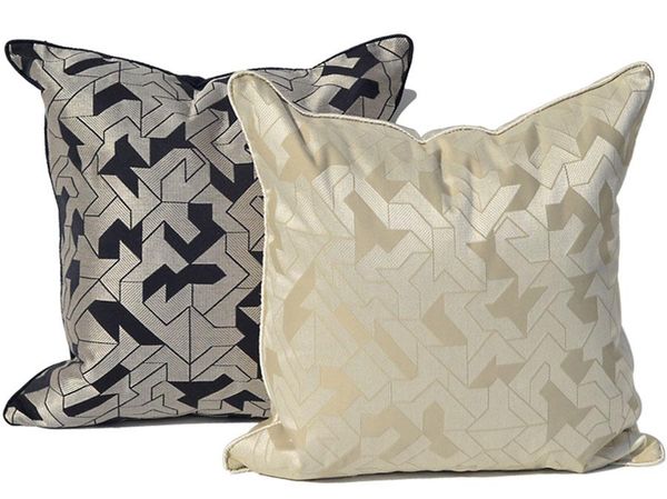 

cushion/decorative pillow fashion cool beige black geometric decorative throw pillow/almofadas case 45 50,european modern cushion cover home