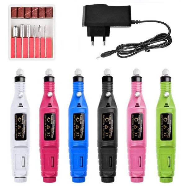 

nail drill & accessories professional machine electric manicure milling cutter set files bits gel polish pedicure tools