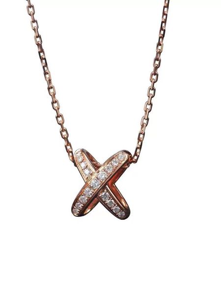 

integrity jewelrys 18k golds necklace rose to x fate life color gold diamond female pendant jewelry customization, Silver