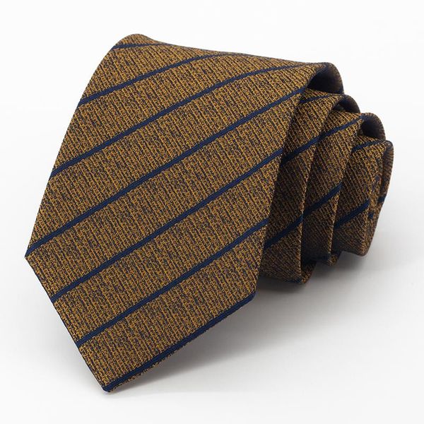 

striped tie for men business formal office gentleman necktie fashion cravate with gift box jml2802 bow ties, Black;gray