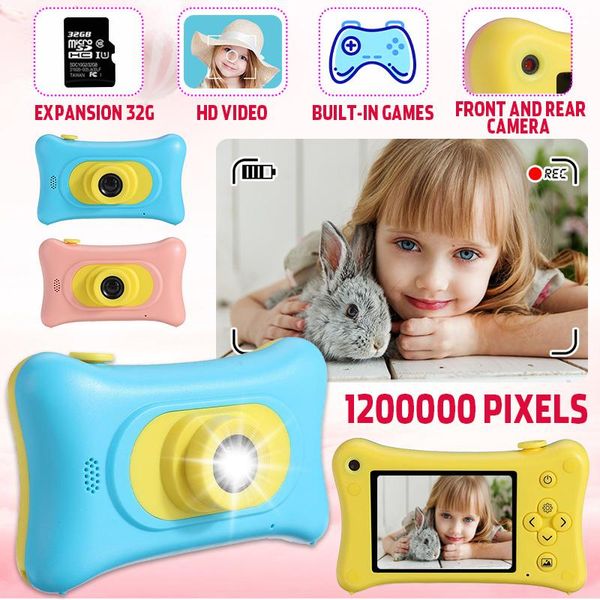

mini cameras children's camera cute toy cat digital hd screen education toys for kids children birthday gift