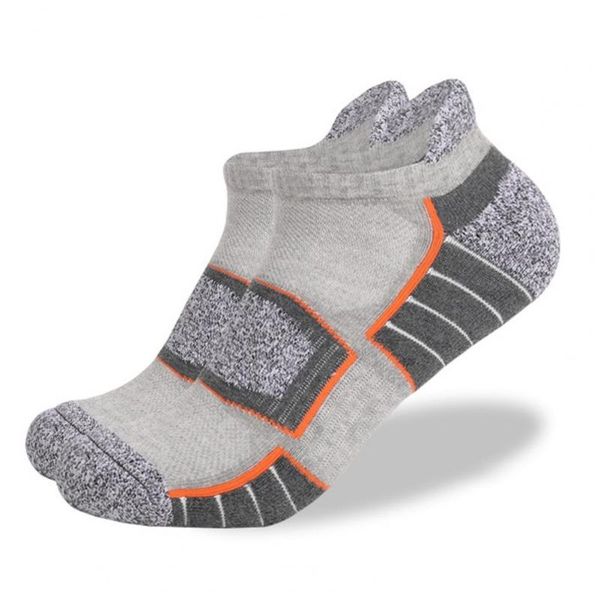 

sports socks 6 pairs premium ankle ergonomic design breathable non-slip cotton elastic wrinkle-resistant running for outdoor, Black