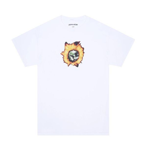 

men's t-shirts t-shirt angel printed sports short sleeve bottoming shirt european and american skateboard fashion brand student, White;black