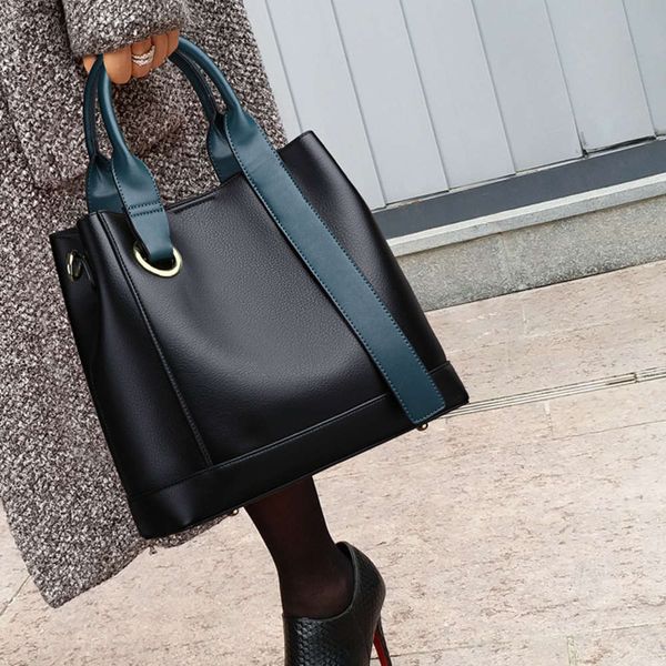 

women's bag fashion bucket women's versatile one shoulder hand large capacity messenger
