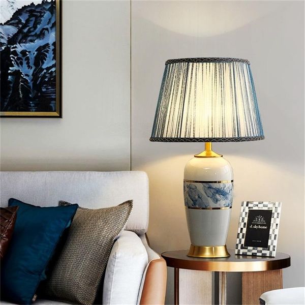 

table lamps sarok modern led desk lamp copper bedside light ceramic decorative home foyer office bed room dining