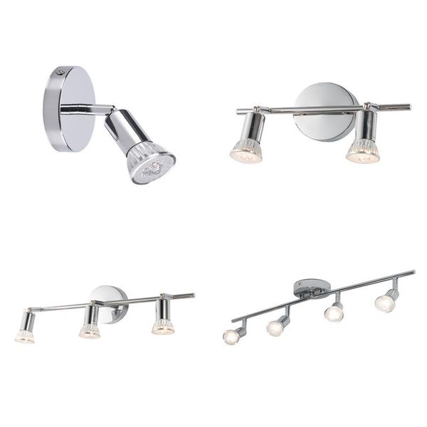 

ceiling lights rotatable led light 360 degree adjustable showcase spot gu10 base stainless steel living room bedroom wall