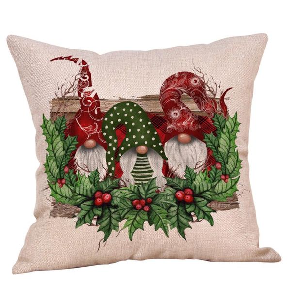 

pillow case christmas pillowcase ornaments faceless doll covers santa claus pattern home decor kerst decoratie