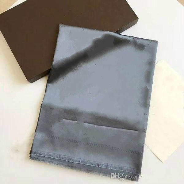 

2021 classic silk scarf women designer scarf letter women and mens spring and autumn thin scarves and wraps size 180x90cm, Blue;gray