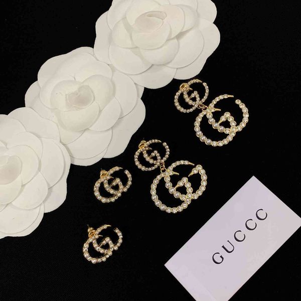 

21 year new double letter earrings for women black friday deals, Silver