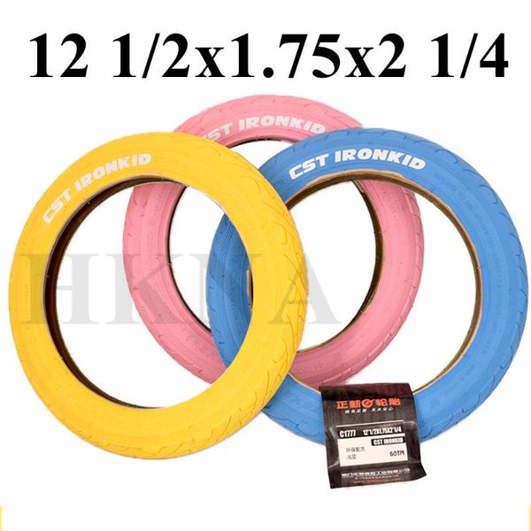 

motorcycle wheels & tires good quality 12 inch tire 1/2x1.75x2 1/4 inner and outer tyre colorful pneumatic for baby carriage folding bike ac