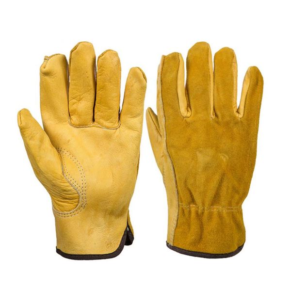 

disposable gloves men's work cowhide driver security protection wear safety workers welding moto for men