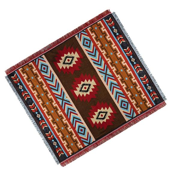 

blankets 150x125cm retro blanket creative geometry sofa cover for home decoration