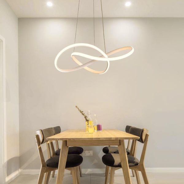 

chandeliers modern irregular led chandelier light aluminum acrylic ceiling hanging lamp dining room pendant restaurant suspension