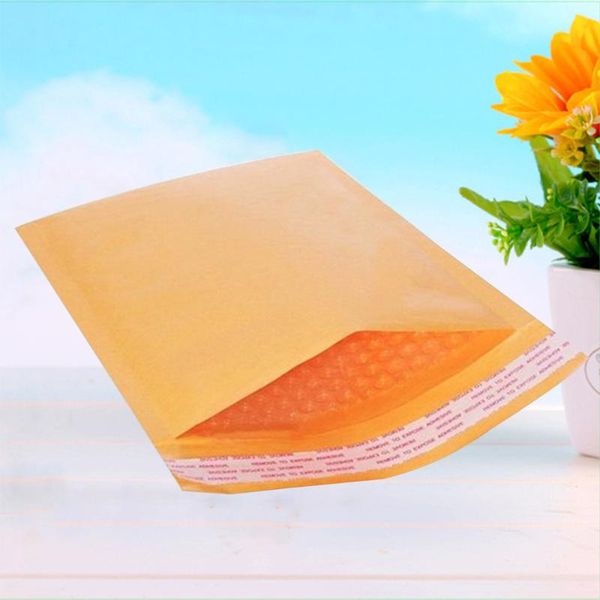 

gift wrap 50pcs 130x170mm kraft bubble film mailing envelope bags with customizing
