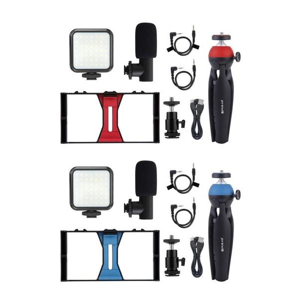 

flash heads puluz pkt3095 smartphone video equipment kit is suitable for , and most mobile phones with 7-inch screen