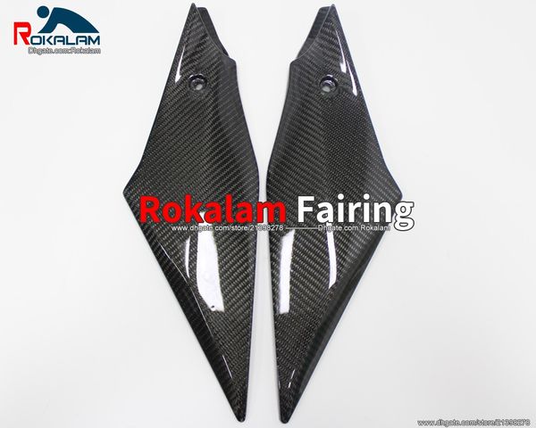 

carbon fiber tank side covers panels for yamaha yzf1000 yzf r1 2015 2016 2017 yzf-r1 15 16 17 tank side cover fairing motorcycle parts