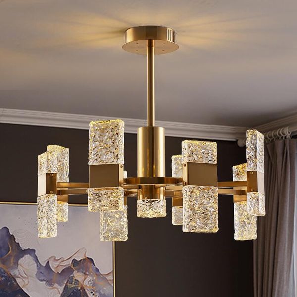 

chandeliers luxury modern led crystal chandelier nordic designer decorative lamp living room bedroom dining lighting