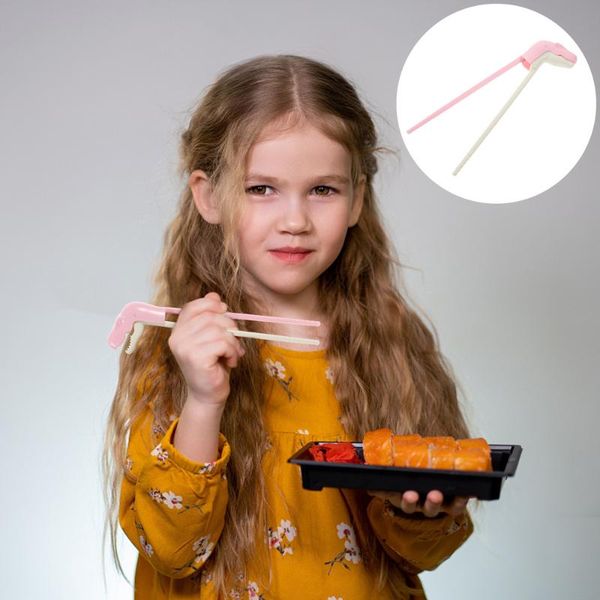 

chopsticks cartoon child eat training baby learning flatware )