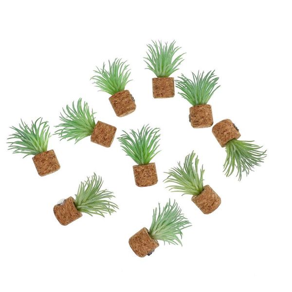 

fridge magnets 10pcs succulent cork bonsai home office decorations