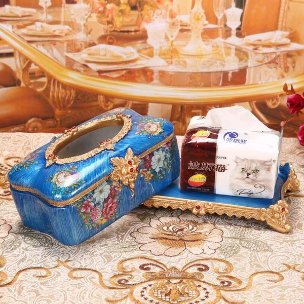

tissue boxes & napkins european style living room decorative resin napkin box creative drawer tea table furnishings