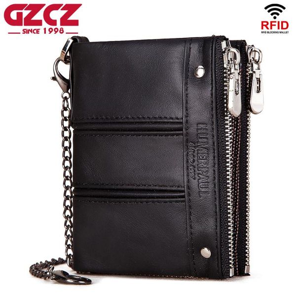 

classic style wallet genuine leather men wallets short male purse card holder money bags fashion vallets, Red;black