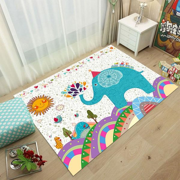 

carpets factory direct cartoon carpet children bedroom bedside blanket creeping living room floor mat pad customized wholesale