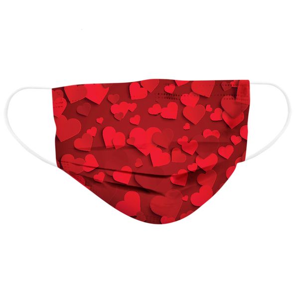 

three printing couple's three layer protective meltblown fabric civil mask