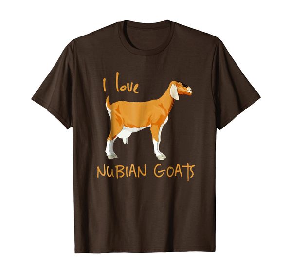 

I Love Nubian Goats Tee Goat Lovers Goat Farmers T-Shirt, Mainly pictures