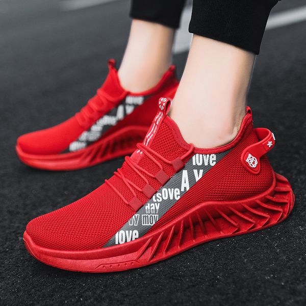 

foreign trade casual men's shoes low cut single spring and autumn breathable sports running shoe size 39-45